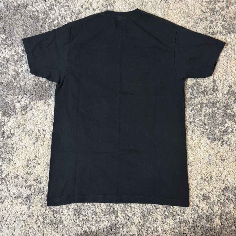 Popular Poison, Men’s Short Sleeve Graphic T-Shirt with Black Cat in Sunglasses - Picture 5 of 5